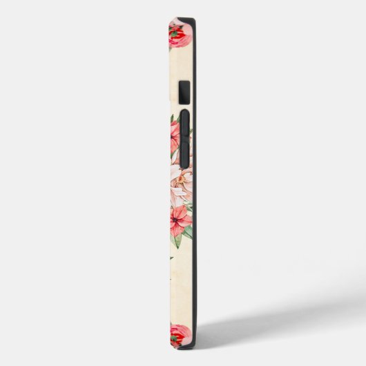Coques Case-Mate iPhone Rose Floral Girl, Printemps (Verso / Gauche)