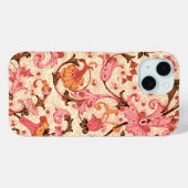 COQUES Case-Mate iPhone ROSE FLORENTINE RENAISSANCE TOURBILLONS FLEURS (Verso (horizontal))