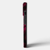 Coques Case-Mate iPhone Rose foncé magenta rouge bordeaux (Verso / Gauche)