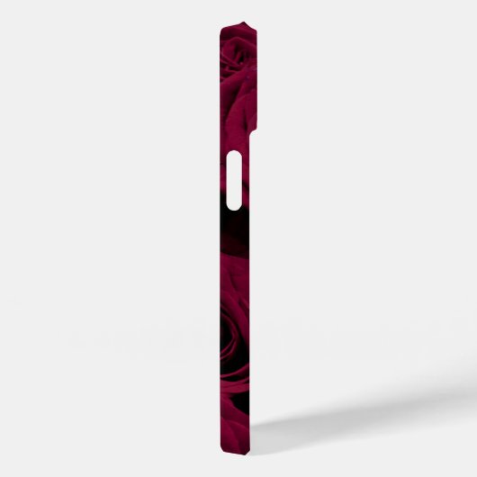 Coques Case-Mate iPhone Rose foncé magenta rouge bordeaux (Verso / Droite)