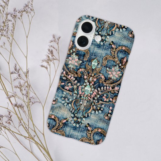 Coques Case-Mate iPhone Rose Foncé Turquoise Pierre Jean Bleu