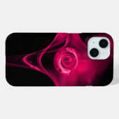 Coques Case-Mate iPhone Rose FRACTAL DE FUCHSIA ROSE (Verso (horizontal))