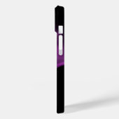 Coques Case-Mate iPhone Rose FRACTAL PURPLE EN NOIR (Verso / Gauche)