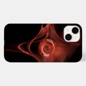 COQUES Case-Mate iPhone ROSE FRACTAL ROUGE ANTIQUE (Verso (horizontal))
