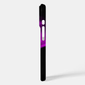 Coques Case-Mate iPhone Rose FRACTAL VIOLET EN NOIR (Verso / Gauche)