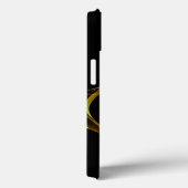 COQUES Case-Mate iPhone ROSE FRACTALE JAUNE BRUN BLANC (Verso / Droite)