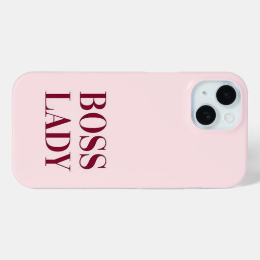 Coques Case-Mate iPhone rose girly simple moderne (Verso (horizontal))