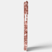 Coques Case-Mate iPhone Rose Glittery Gold Foil Girl Signature (Verso / Droite)