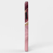 Coques Case-Mate iPhone Rose Gold Agate Moderne (Dos/Droite)
