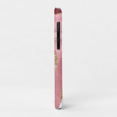 Coques Case-Mate iPhone Rose Gold Agate Moderne (Dos/Gauche)