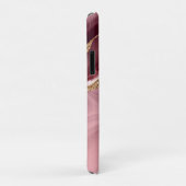 Coques Case-Mate iPhone Rose Gold Agate Moderne (Dos/Droite)