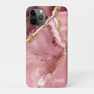 Case-Mate iPhone Case Rose Gold Agate Moderne