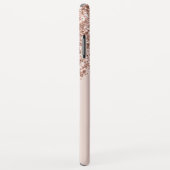 Coques Case-Mate iPhone Rose Gold Bling Luxe Éparkle Parties scintillant M (Dos/Droite)