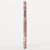 Coques Case-Mate iPhone Rose Gold Bling Luxe Éparkle Parties scintillant M (Dos/Droite)
