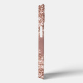 Coques Case-Mate iPhone Rose Gold Bling Luxueux Éperche Parties scintillan (Verso / Droite)