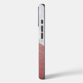 Coques Case-Mate iPhone Rose Gold, Chalkboard & Marble - Ajouter Monogramm (Verso / Gauche)