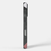 Coques Case-Mate iPhone Rose Gold, Chalkboard & Marble - Ajouter Monogramm (Verso / Droite)