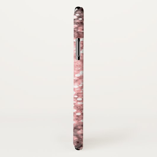 Coques Case-Mate iPhone Rose Gold Éclairage Filles Glittery Sparkly (Dos/Droite)