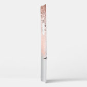 Coques Case-Mate iPhone Rose Gold Faux Lashes Argent (Verso / Droite)