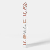 Coques Case-Mate iPhone Rose Gold Feuilles Nom personnalisé Modèle (Verso / Droite)