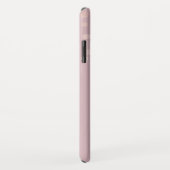 Coques Case-Mate iPhone Rose Gold Foil Girl Confetti Monogramme (Dos/Droite)