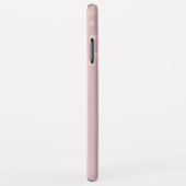 Coques Case-Mate iPhone Rose Gold Foil Girl Confetti Monogramme (Dos/Droite)