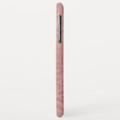 Coques Case-Mate iPhone Rose Gold Foil Motif animal Monogramme (Dos/Gauche)
