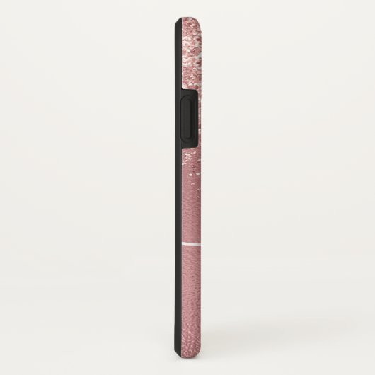 Coques Case-Mate iPhone Rose Gold Future Mme Parties scintillant Coque-Mat (Dos/Droite)