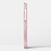 Coques Case-Mate iPhone Rose Gold Hearts Parties scintillant Motif. (Verso / Gauche)