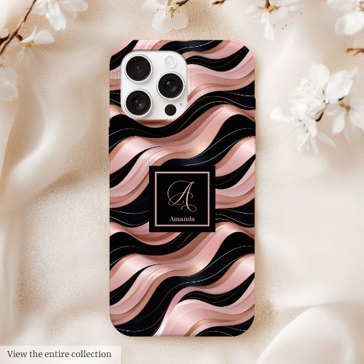 Coques Case-Mate iPhone Rose Gold iPhone 13 Case Elegant Lux Personalized
