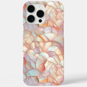 Coques iPhone 16 Pro Max Rose gold iridescent chic nacre