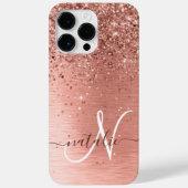 Coques Case-Mate iPhone Rose Gold Jolie fille Parties scintillant argent b (Verso)
