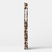 Coques Case-Mate iPhone Rose Gold Leopard Nom manuscrit Métal (Verso / Gauche)