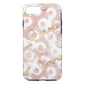 Coques Case-Mate iPhone Rose Gold Love XO (Dos)