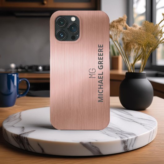 Coques Case-Mate iPhone Rose Gold Metallic Professional