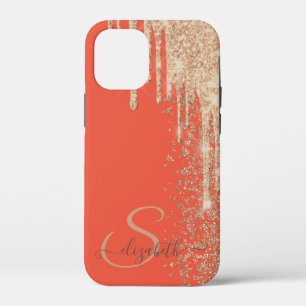 Case-Mate iPhone Case Rose Gold Pailleté Chic Élégant avec Diamants