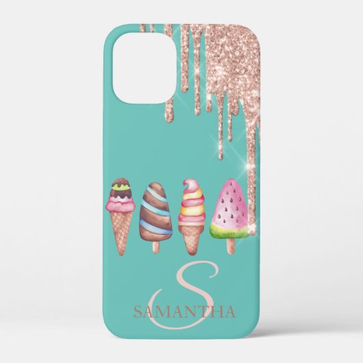 Coques Case-Mate iPhone Rose Gold Parties scintillant Drives Crème glacée (Verso)