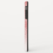 Coques Case-Mate iPhone Rose Gold Parties scintillant Ombre Black Script N (Dos/Gauche)
