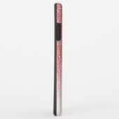 Coques Case-Mate iPhone Rose Gold Parties scintillant Ombre Black Script N (Dos/Droite)