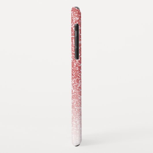 Coques Case-Mate iPhone Rose Gold Parties scintillant Ombre Black Script N (Dos/Gauche)