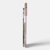 Coques Case-Mate iPhone Rose Gold Parties scintillant Sparkle Photo Monogr (Verso / Droite)