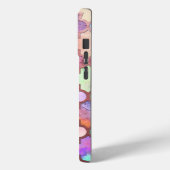 Coques Case-Mate iPhone Rose Gold & Pastel Marocain Quatrefoil (Verso / Gauche)