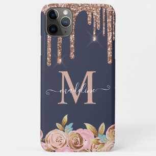 Case-Mate iPhone Case Rose Gold Sparkle Parties scintillant de  Monogram