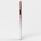 Coques Case-Mate iPhone Rose Gold Sparkle Parties scintillant personnalisé (Dos/Droite)