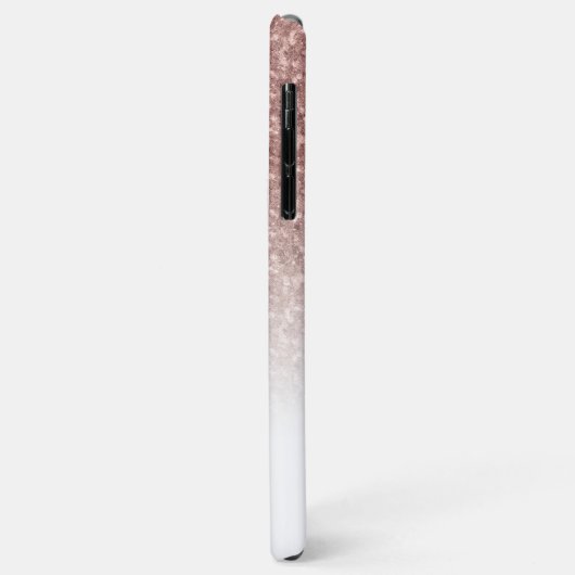 Coques Case-Mate iPhone Rose Gold Sparkle Parties scintillant personnalisé (Dos/Gauche)