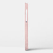 Coques Case-Mate iPhone Rose Gold style rustique Nom Monogramme (Verso / Gauche)