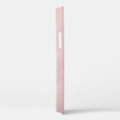 Coques Case-Mate iPhone Rose Gold style rustique Nom Monogramme (Verso / Droite)