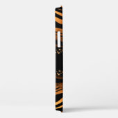 Coques Case-Mate iPhone Rose Gold Tiger Impression et Parties scintillant  (Verso / Droite)
