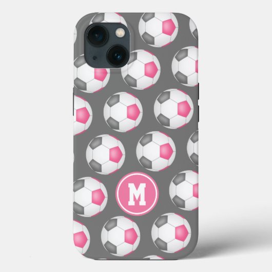 Coques Case-Mate iPhone rose gris blanc ceint sport balls motif (Verso)