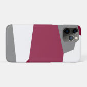 Coques Case-Mate iPhone Rose Gris et Blanc Abstrait (Dos (Horizontal))